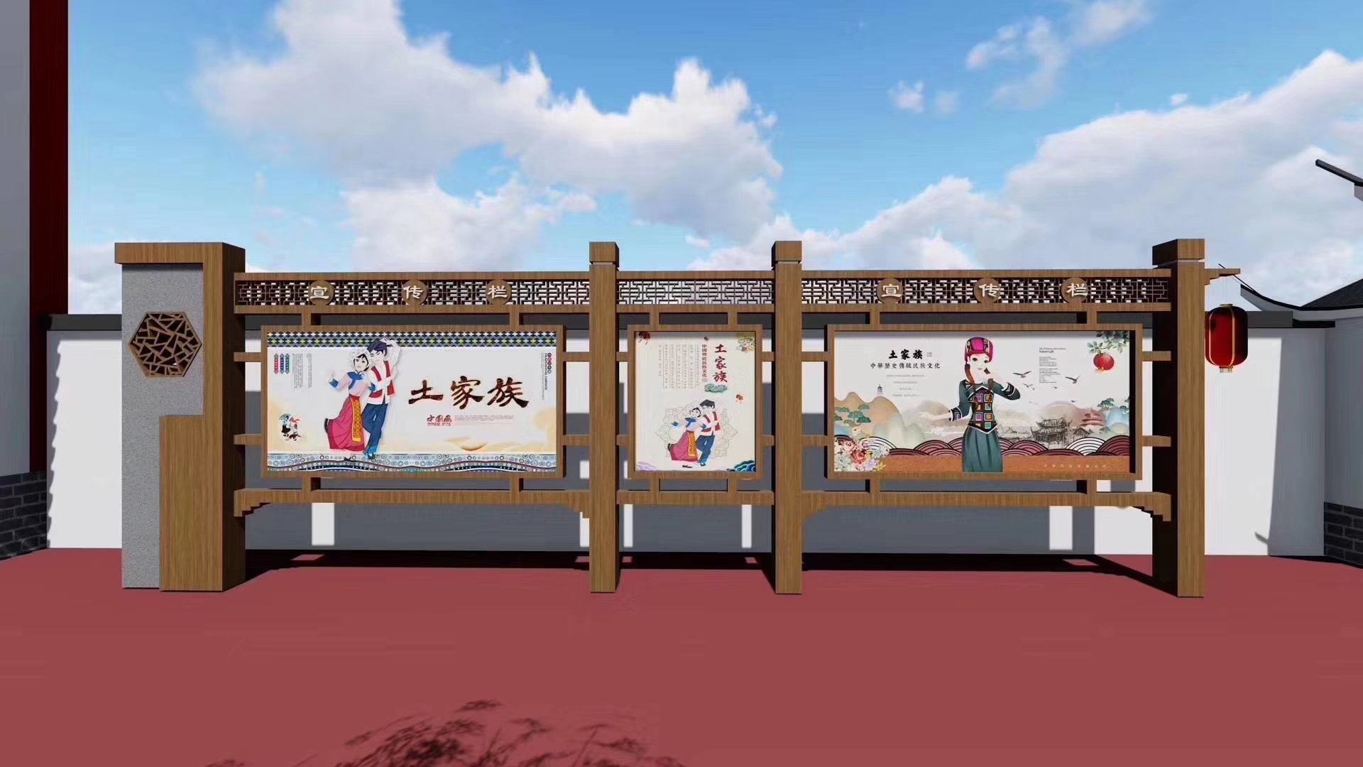 昆山广告公告栏施工设计制作,厂家直接安装一条。